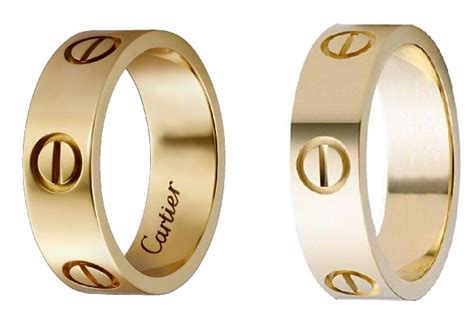 cartier love ring dupe rose gold|how to check cartier love ring.